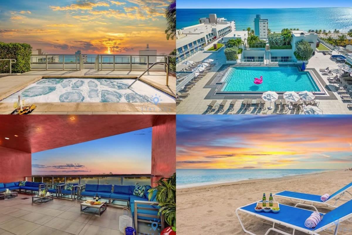 Near Beach - Rooftop Pool - Hot Tub - Broad-Walk Hollywood Esterno foto